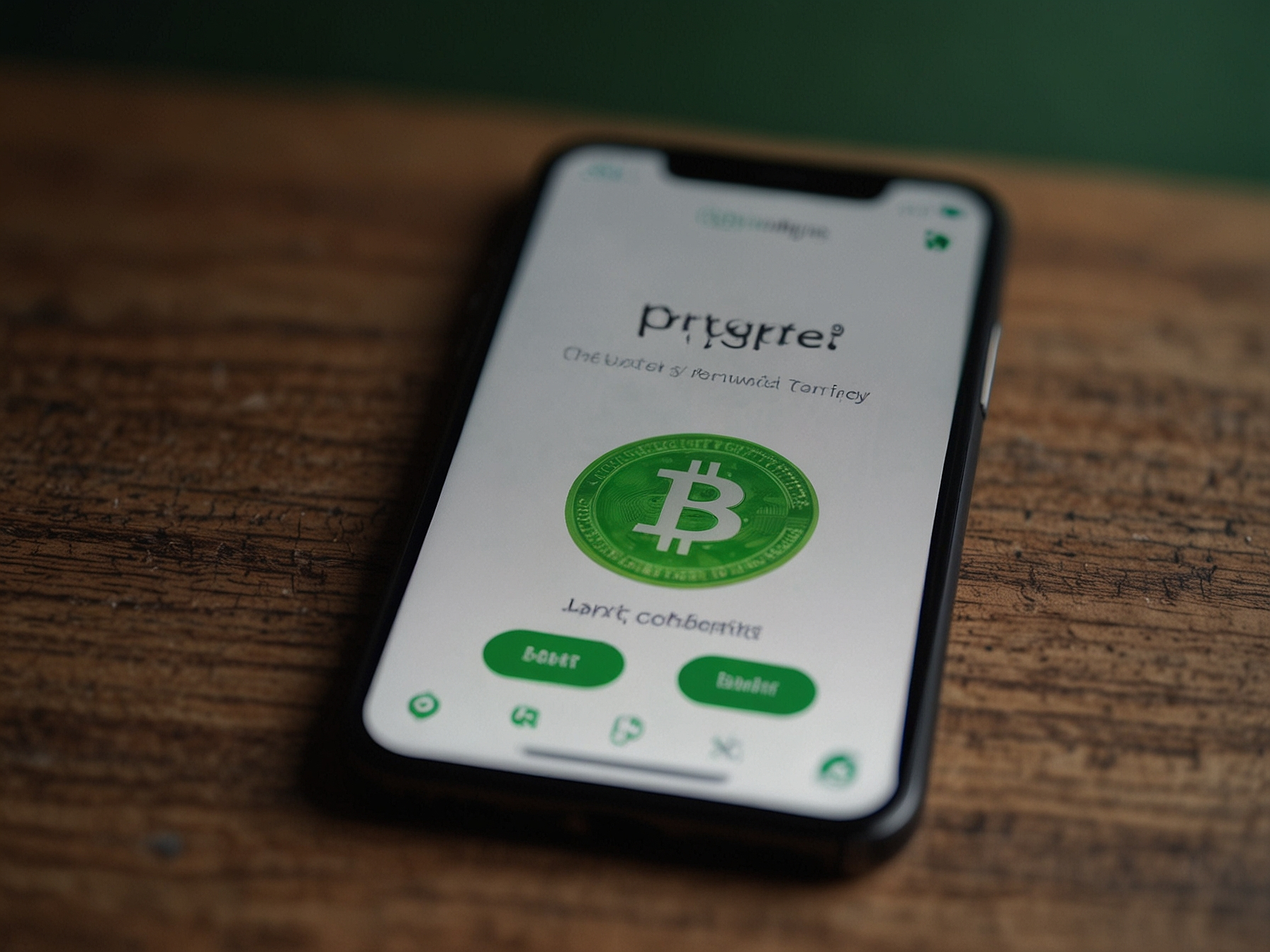 Fast crypto deposit illustration