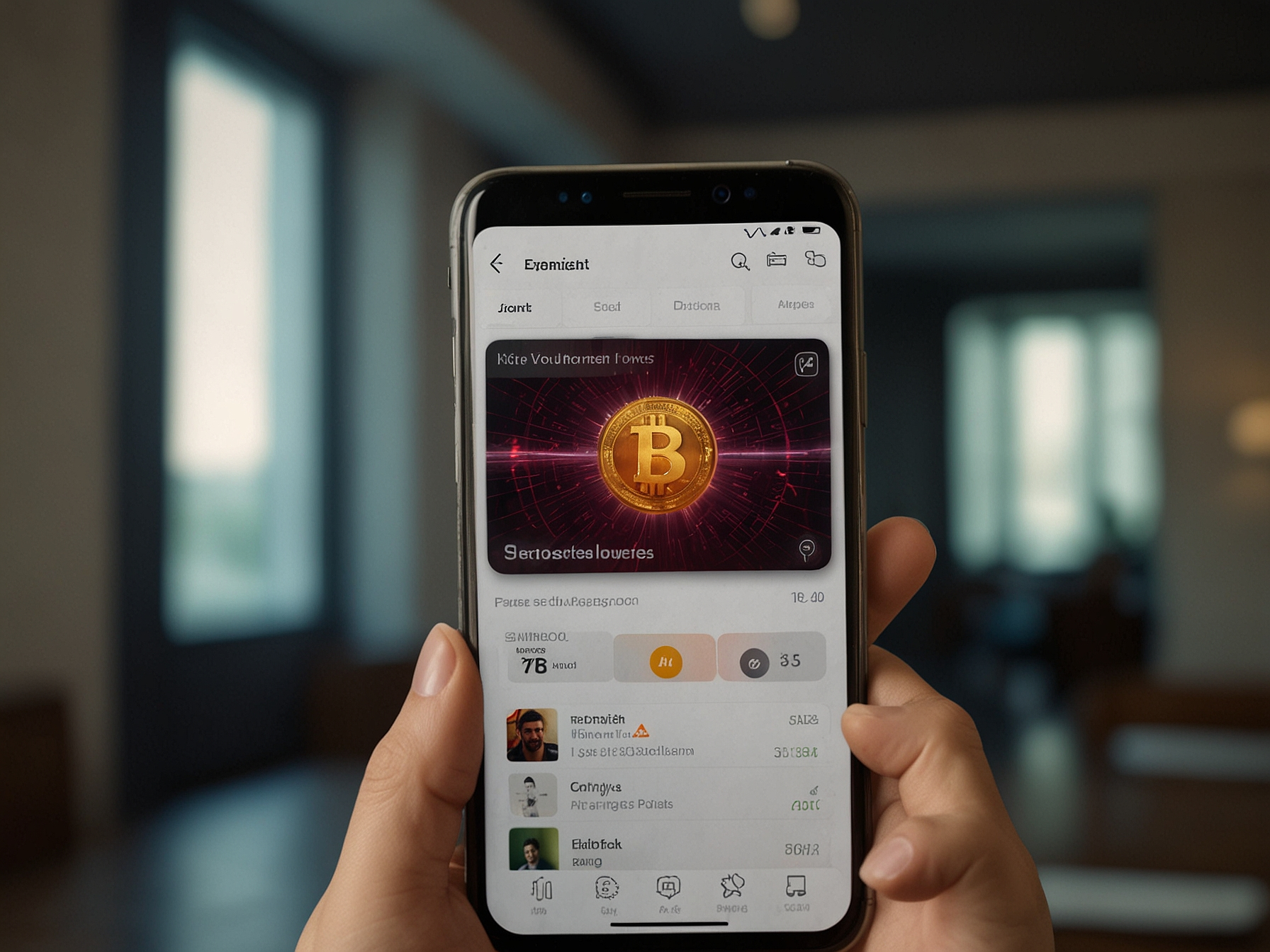 Register with crypto banner