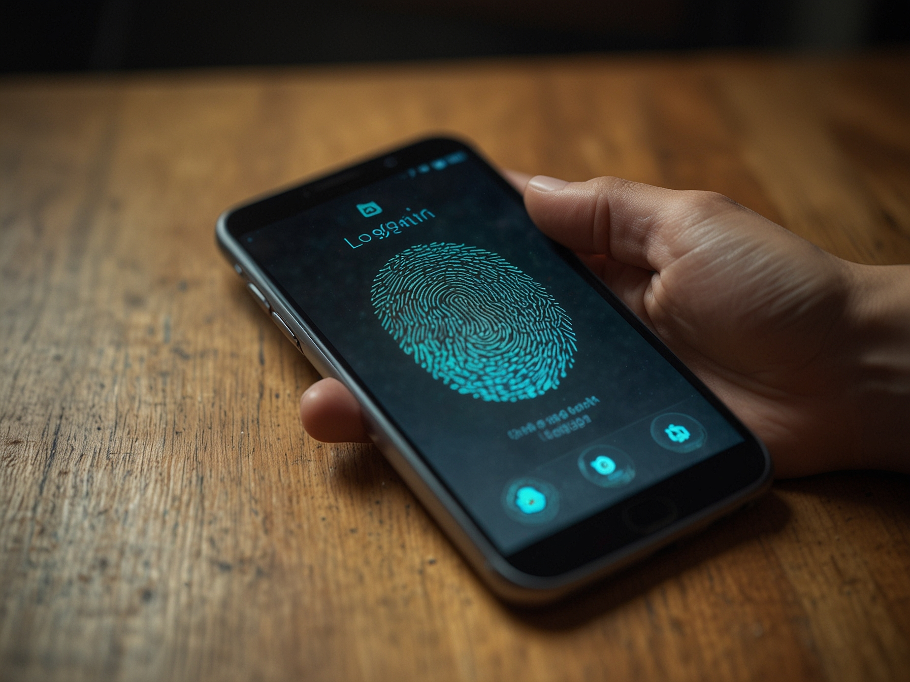 Biometric login image